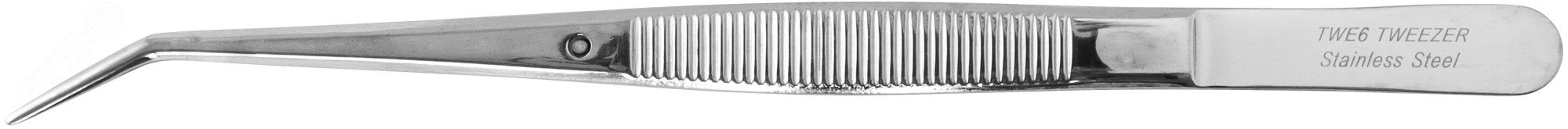 Изображение товара Пинцет универсальный изогнутый 155 мм - профессиональный инструмент для точной работы