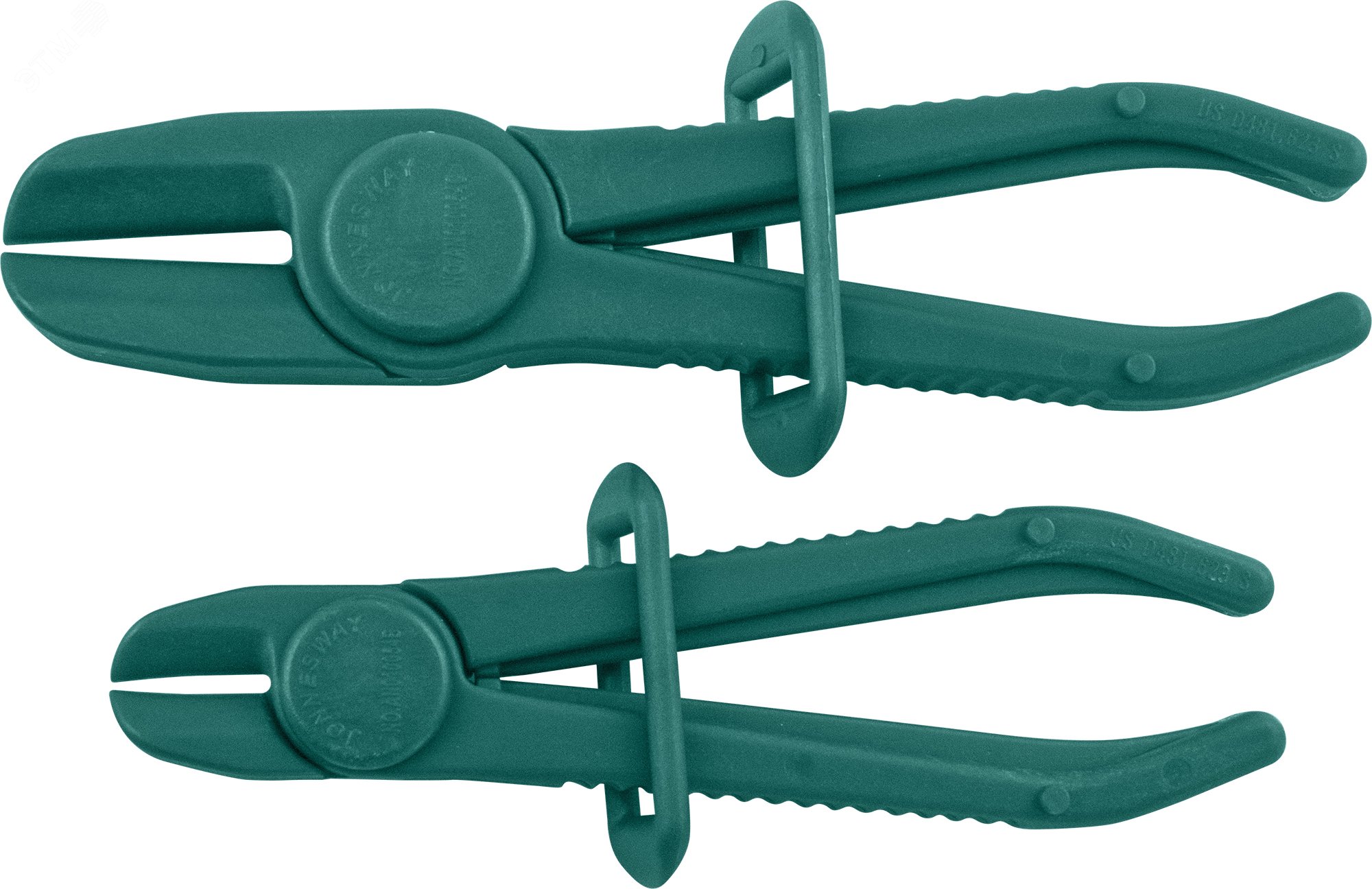 Изображение товара Комплект зажимов для резиновых шлангов 2 шт универсальный