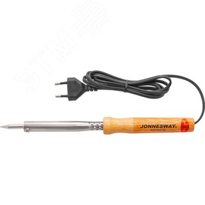 Изображение товара Паяльник электрический с деревянной рукояткой, паяльный стержень 7 мм, 80W, 220V-240V, T=480 C (шт)