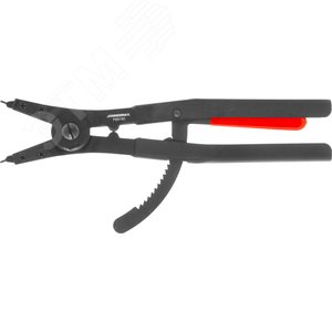 Изображение товара Щипцы прямые с фиксатором для стопорных колец, разжим, 85-170 мм, 3.5-4.0 мм, 400 мм (шт)