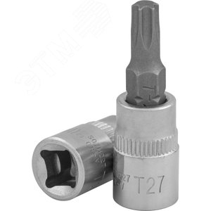 Изображение товара Насадка торцевая 1/2''DR с вставкой-битой TORX®, T27, 55 мм (шт)