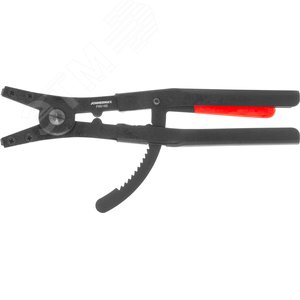 Изображение товара Щипцы загнутые 90° с фиксатором для стопорных колец, разжим, 85-170 мм, 3.5-4.0 мм, 400 мм (шт)