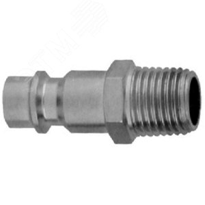 Изображение товара Штуцер БРС европейского типа с наружной резьбовой частью BSPT 1/4'' (шт)