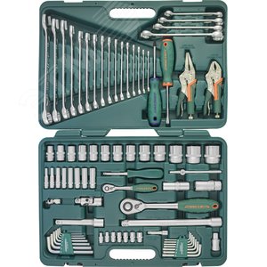 Изображение товара Набор инструмента универсальный 1/4'', 1/2''DR, 78 предметов (шт)