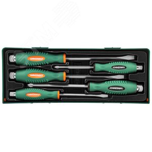 Изображение товара Набор отверток стержневых ударных, силовых под ключ, в ложементе, 5 предметов (шт)