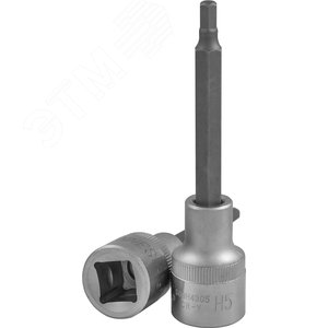 Изображение товара Насадка торцевая 1/2''DR с вставкой-битой шестигранной, H5, 100 мм (шт)