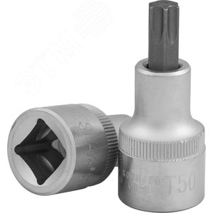 Изображение товара Насадка торцевая 1/4''DR с вставкой-битой TORX®, T27, 37 мм (шт)
