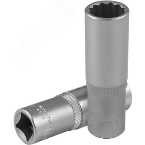 Изображение товара Головка торцевая глубокая 12-гранная 1/2''DR, 17 мм (шт)