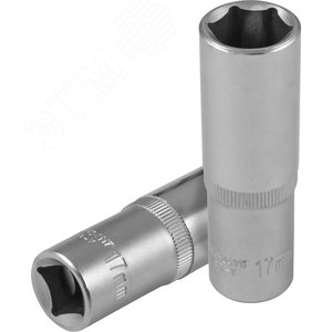 Изображение товара Головка торцевая глубокая 1/2''DR, 17 мм (шт)