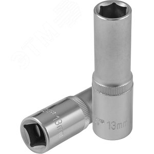 Изображение товара Головка торцевая глубокая 1/2''DR, 13 мм (шт)