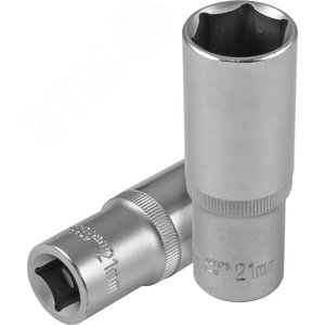 Изображение товара Головка торцевая глубокая 1/2''DR, 21 мм (шт)