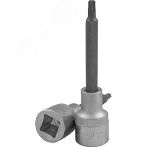 Изображение товара Насадка торцевая 1/2''DR с вставкой-битой TORX®, T25, 100 мм (шт)
