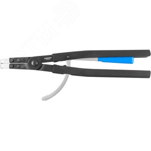 Изображение товара Щипцы загнутые 90° с фиксатором для стопорных колец, сжим, 165-300 мм, 4.5-5.5 мм, 500 мм (шт)