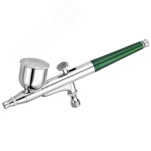 Изображение товара Аэрограф, бачок верхний металлический 7 мл, дюза 0.3 мм (шт)