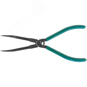 Изображение товара Щипцы прямые для стопорных колец удлиненные с ПВХ рукоятками, сжим, 215 мм, 10-32 мм (шт)