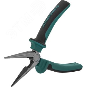 Изображение товара Длинногубцы прямые с двухкомпонентными рукоятками, 160 мм (шт)