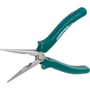 Изображение товара Длинногубцы прямые, многофункциональные, с полимерными рукоятками, 200 мм (шт)