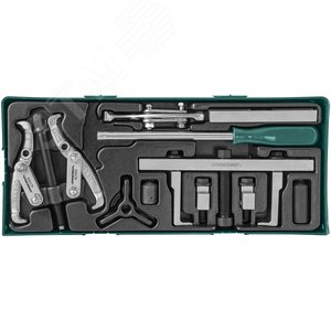 Изображение товара Набор съемников и приспособлений для обслуживания приводных шкивов (ложемент) (шт)