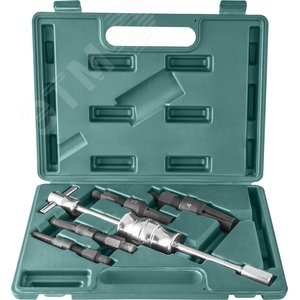 Изображение товара Съемник подшипников с удлиненными цанговыми захватами за внутреннюю обойму и обратным молотком в наборе, диапазон захватов 10-32 мм (шт)