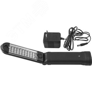 Изображение товара Лампа переносная аккумуляторная многоцелевая, светодиодная, складная, с магнитным держателем (шт)