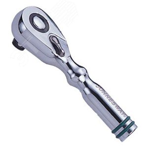 Изображение товара Рукоятка трещоточная укороченная 3/8''DR, 48 зубцов, 115 мм (шт)