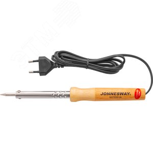 Изображение товара Паяльник электрический с деревянной рукояткой, паяльный стержень 6 мм, 60W, 220V-240V, T=400 C (шт)