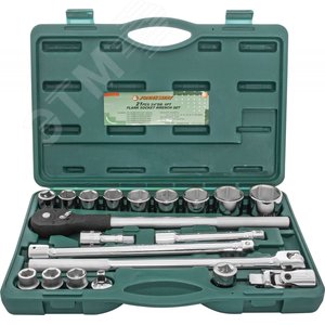 Изображение товара Набор головок торцевых 3/4''DR, 19-50 мм, 21 предмет (шт)