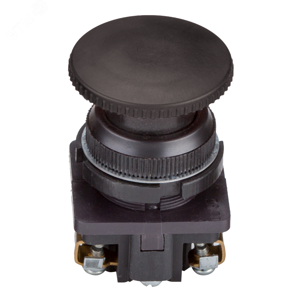 Изображение товара Выключатель кнопочный КЕАЗ КЕ 021-У3-исп.1- (черный) 660В 10А