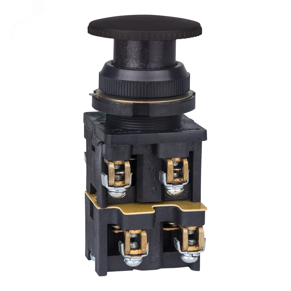 Изображение товара Выключатель кнопочный КЕ 022-У3-исп.3- (черный) (шт)