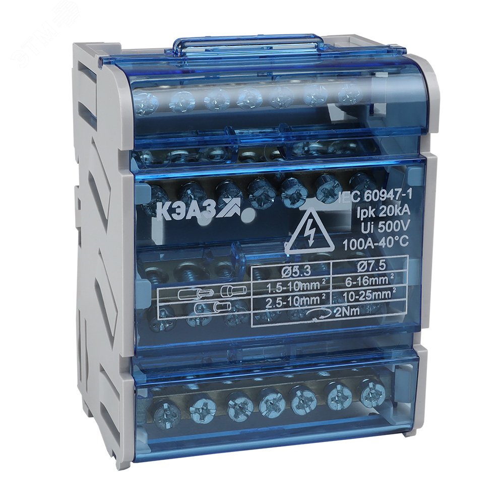 Изображение товара Шина N нулевая на DIN-рейку в корпусе-4х7групп (шт)