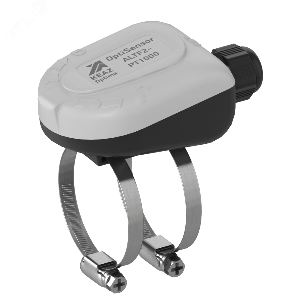 Изображение товара Датчик температуры накладной OptiSensor ALTF2-PT1000 для систем вентиляции отопления