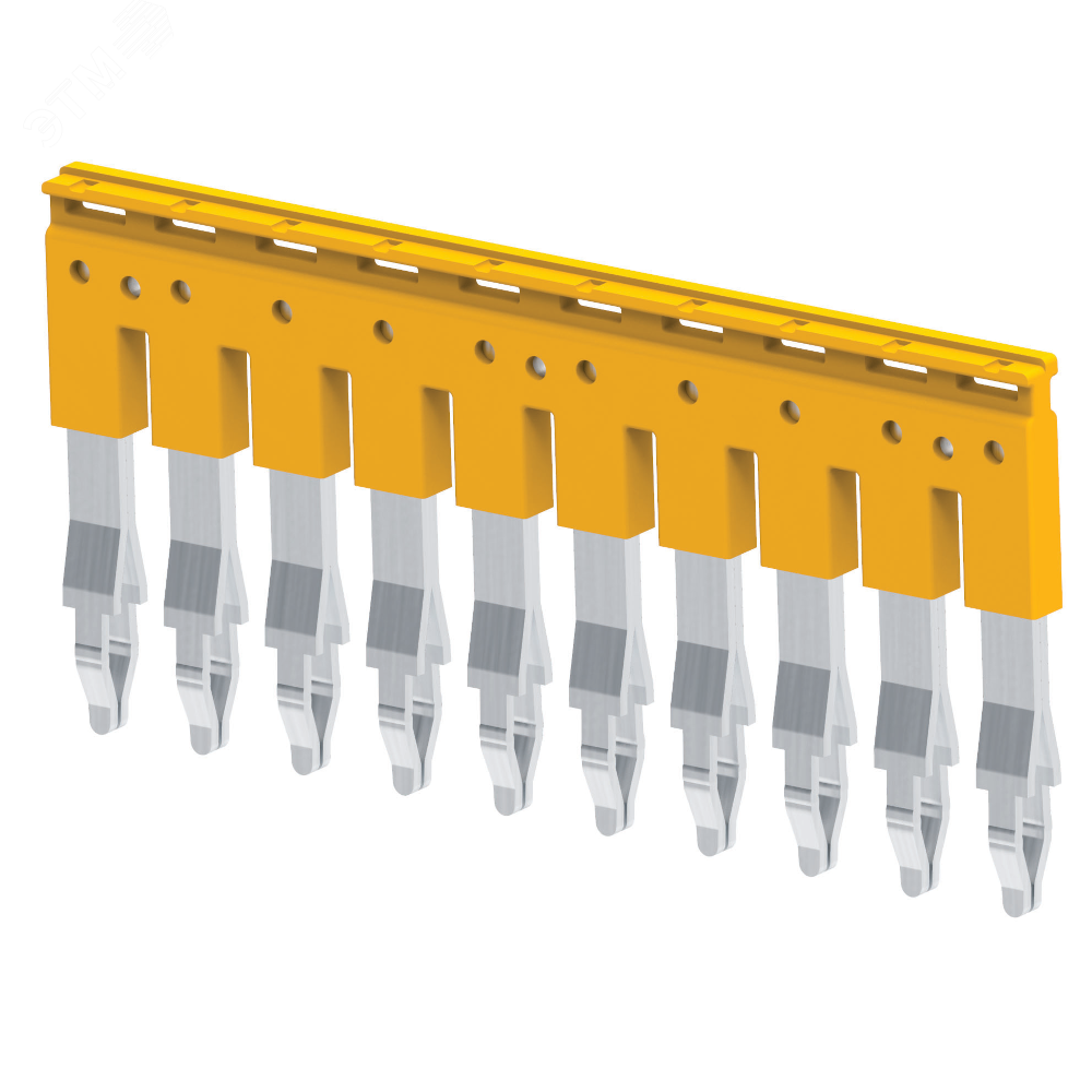 Изображение товара Гребенчатая перемычка 5 полюсов для пружинных клемм 2,5 кв.мм