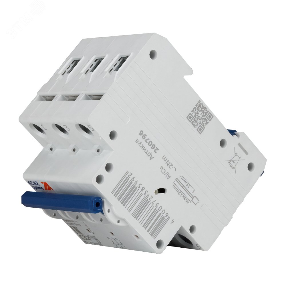 Выключатель автоматический трехполюсный 32А C 6кА AC OptiDin BM63-3C32 ...