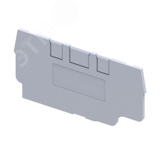 Изображение товара Крышка концевая OptiClip EPCX2,5/3-TRIPLET-серый для клемм CX2,5/3-TRIPLET (шт)