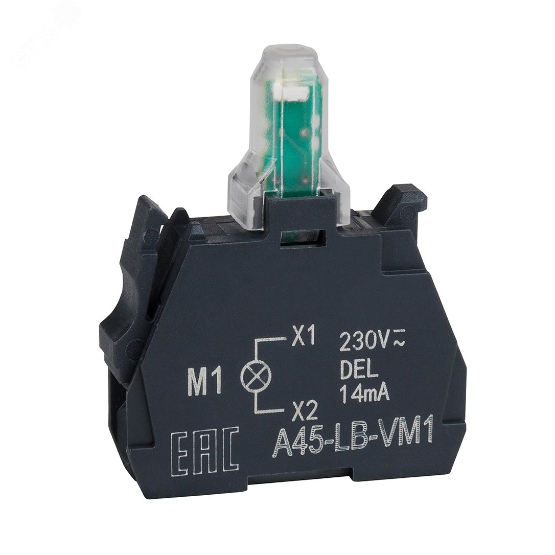Изображение товара Световой блок OptiSignal D22 A45-LB-VM1 белый 230-240VAC ZBVM1