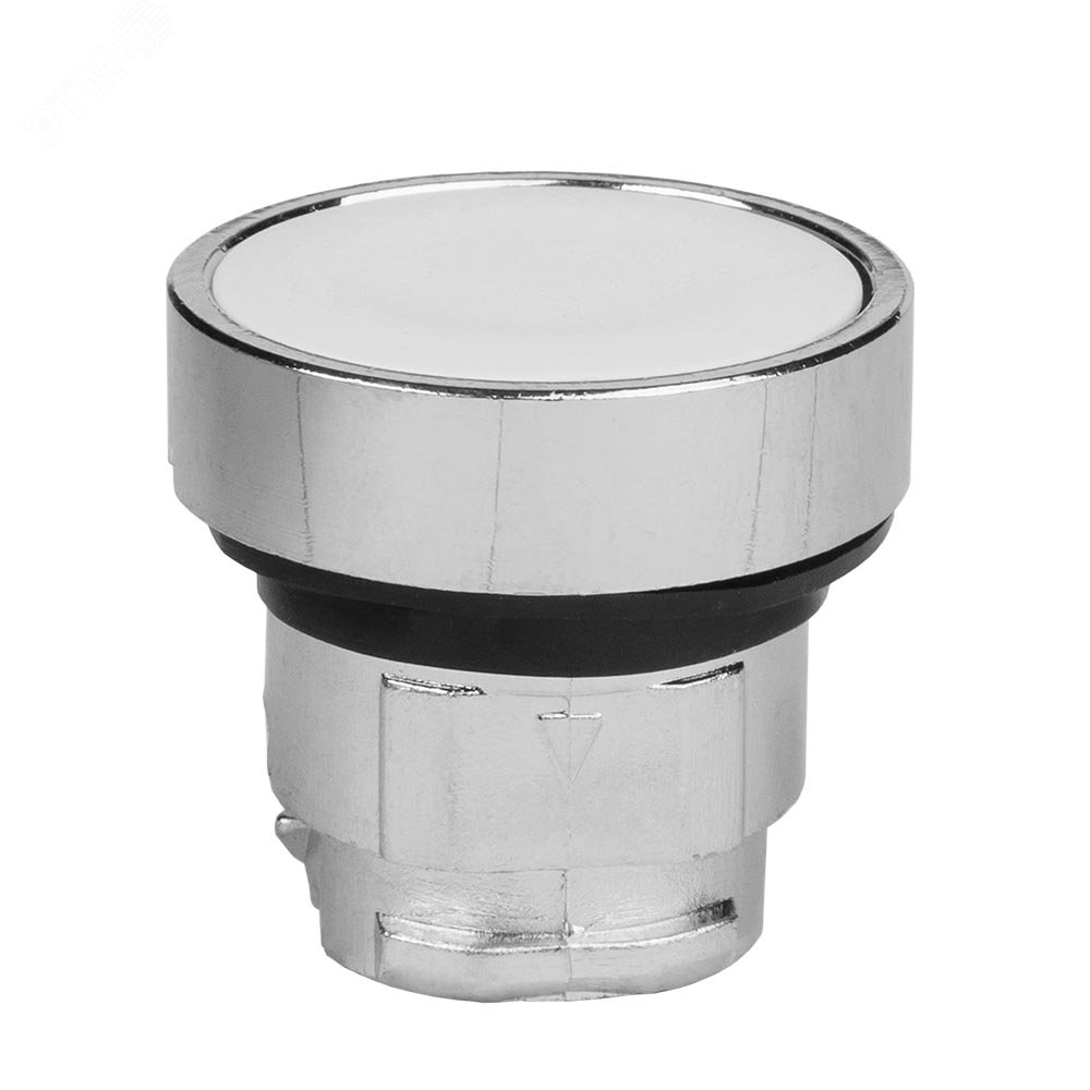 Изображение товара Головка кнопки OptiSignal D22 A4-P-1 белая металл IP65 для тяжелых условий эксплуатации