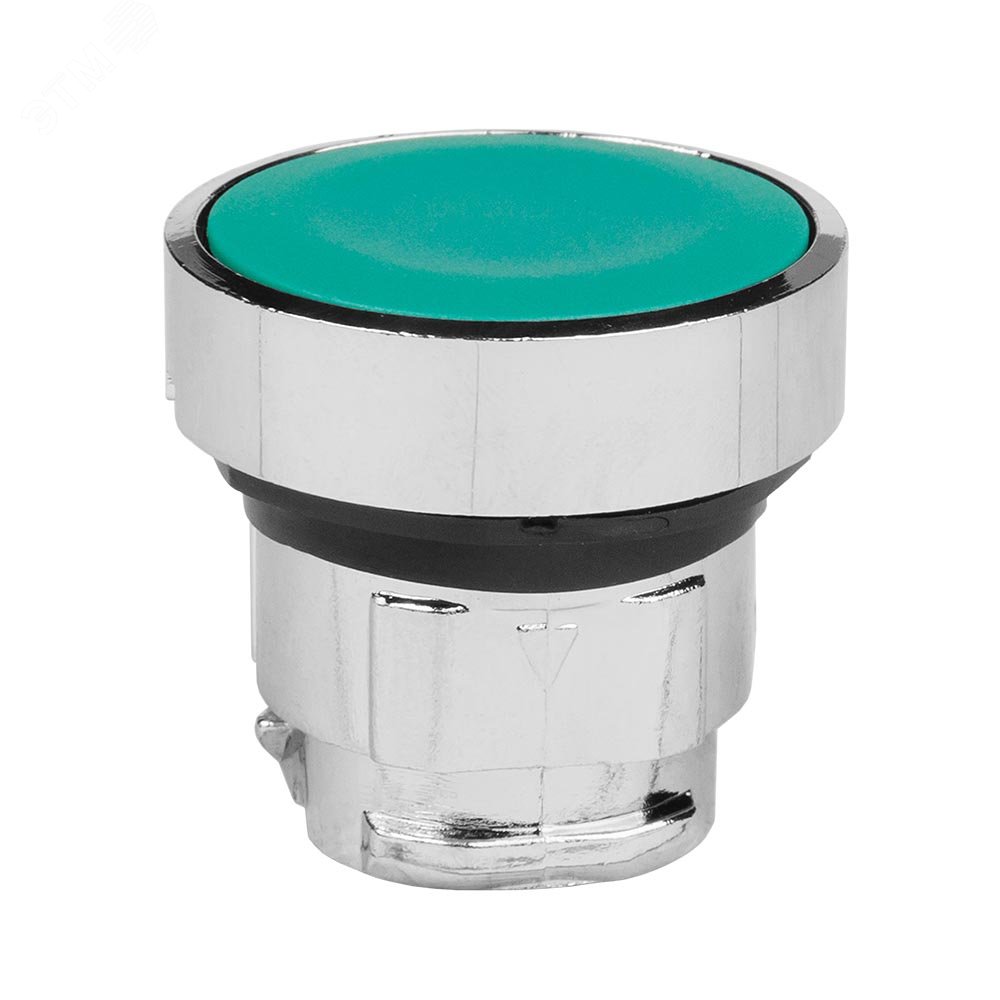 Изображение товара Головка кнопки OptiSignal D22 A4-P-3 зеленая металл IP65