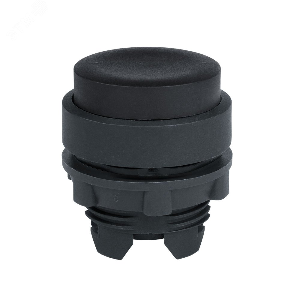Изображение товара Головка кнопки OptiSignal D22 A5-PJ-2 с выступом черная пластик IP65 22.3 мм