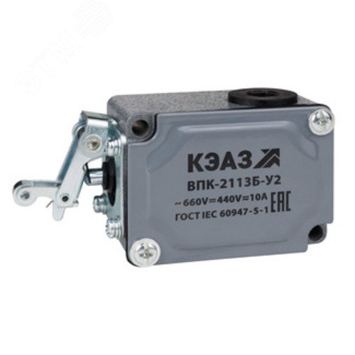 Изображение товара Выключатель путевой ВПК-2113Б-У2 для автоматизированных систем и лифтов
