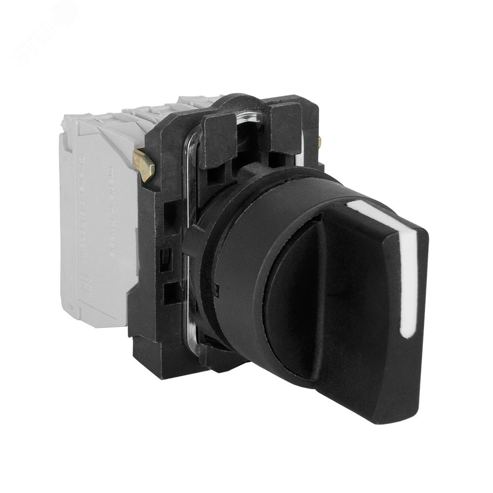 Изображение товара Переключатель КПЕ2630Р черный 3позиционный IP65 для промышленного оборудования