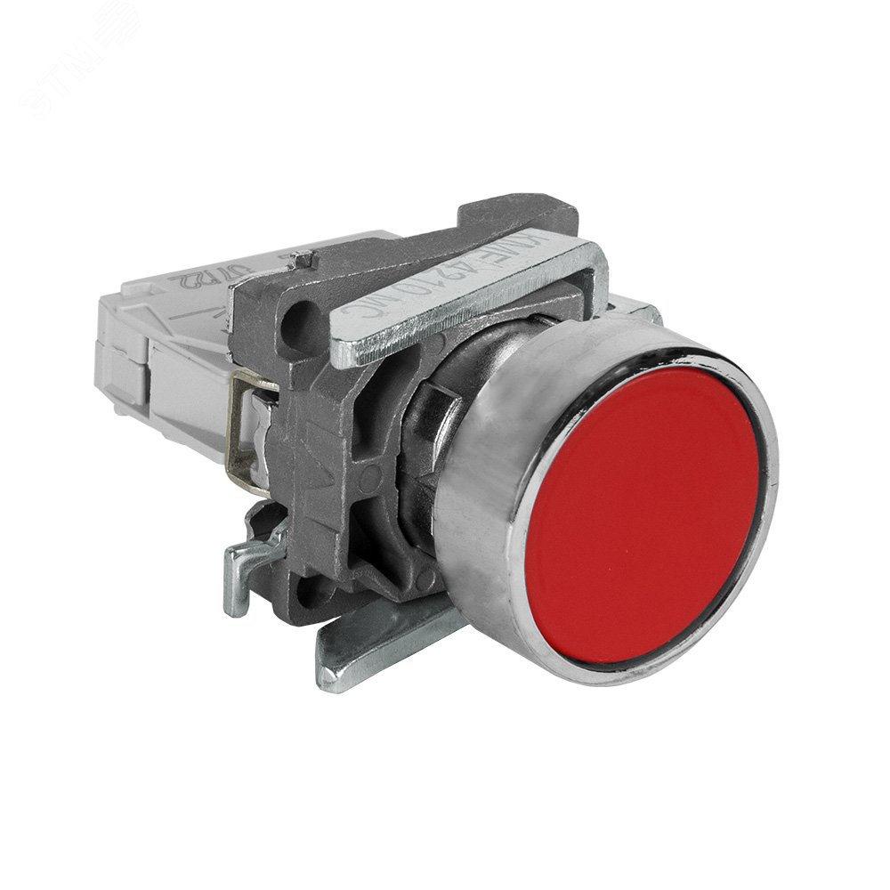Изображение товара Кнопка КМЕ4210мС-красный-1но+0нз-цилиндр-IP65 (шт)