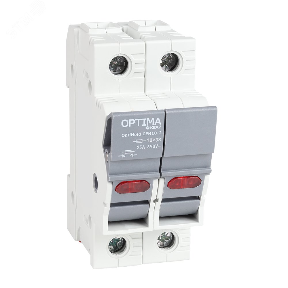 Изображение товара Предохранитель-разъединитель модульный OptiHold CFH10-25-2 (шт)