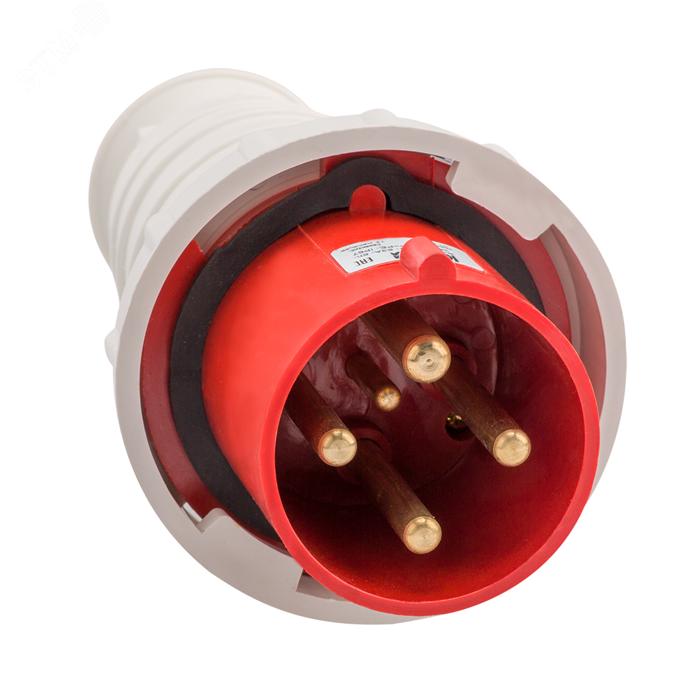 Изображение товара Вилка кабельная 035-63А-6h-380AC-3P+PE+N-IP67 предназначена для промышленного использования