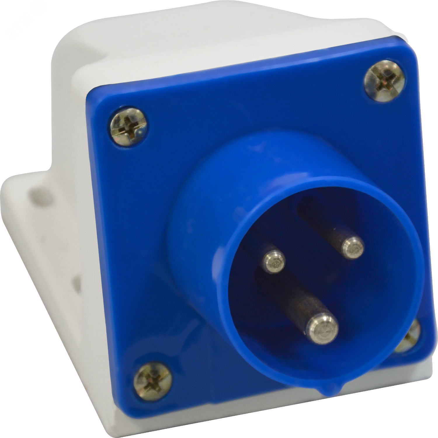 Изображение товара Вилка 513-16А-6h-220AC-2P+PE-IP44 для монтажа на поверхность