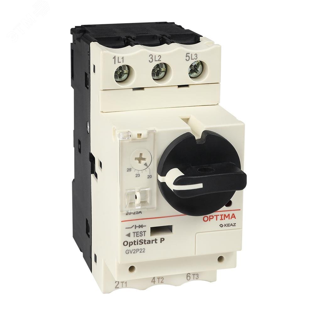 Изображение товара Выключатель автоматический OptiStart P GV2P20 18А для защиты электродвигателей