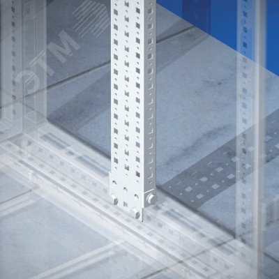 Рейка вертикальная, широкая, для шкафов OptiBox M В=2000мм, 1 упаковка - 2шт. 306571 КЭАЗ - превью 2