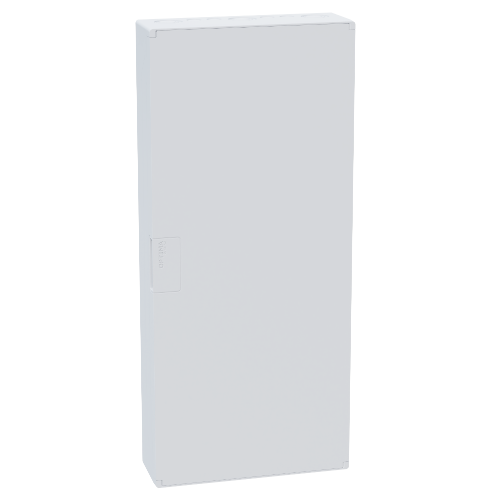 Щит ЩРН-п-48 пластиковый распред. OptiBox Pro 48-NNR-IP40 48м. навесной с пласт. белой дверцей  IP40