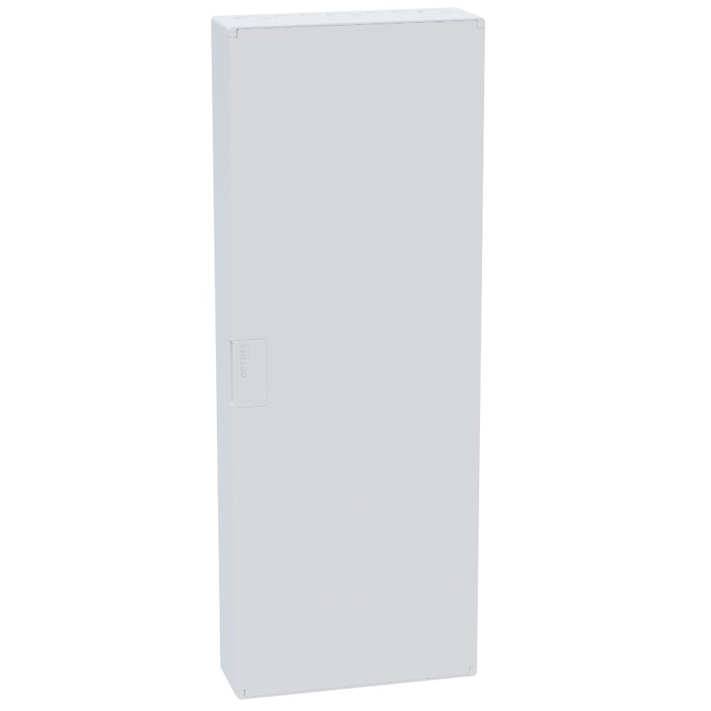 Щит ЩРН-п-60 пластиковый распред. OptiBox Pro 60-NNR-IP40 60м. навесной с пласт. белой дверцей  IP40