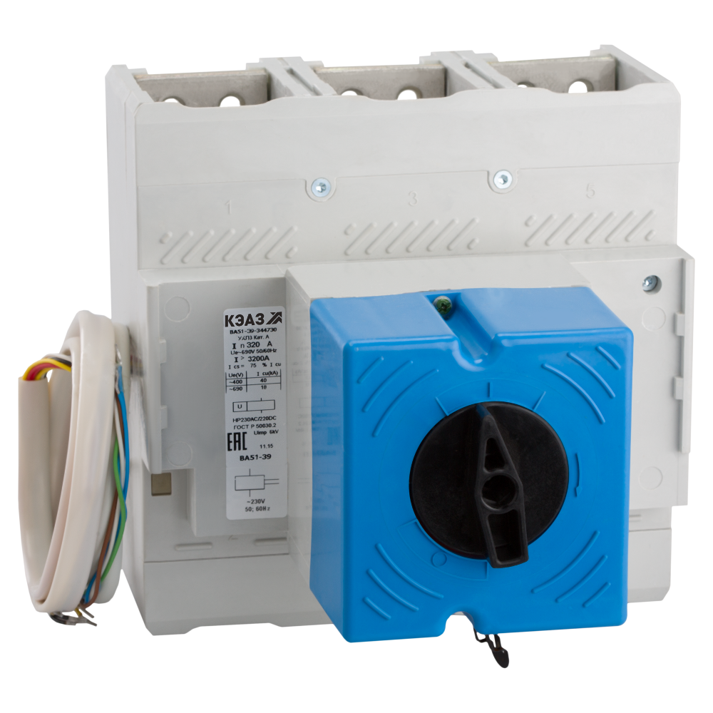 Выключатель автоматический ВА51-39-344730-800А-6300-690AC-НР230AC/220DC-ПЭ230AC-УХЛ3-