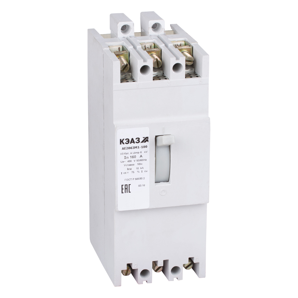 Выключатель автоматический АЕ2063М1-300-160А-10Iн-400AC-У3